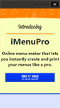 Mobile Screenshot of imenupro.com